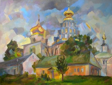 Картина под названием "Августовский дождь." - Dmitry Veltishchev, Подлинное произведение искусства