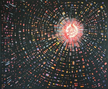 Painting titled "Big Bang" by Anthony Smith, Original Artwork, Acrylic
