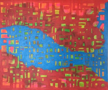 Painting titled "Tropics: isthmus" by Anthony Smith, Original Artwork, Acrylic