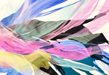Pittura intitolato "Eclosion 1/2" da Dyani, Opera d'arte originale, Acrilico Montato su Telaio per barella in legno
