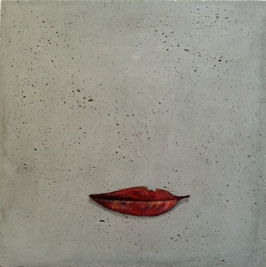 Painting titled "lips" by Dzmitry Vasilenka, Original Artwork, Acrylic