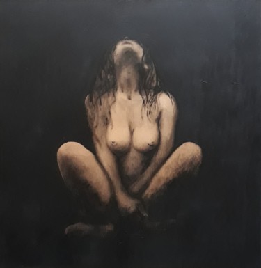 Картина под названием "Series nude #11" - Dzm, Подлинное произведение искусства, Акрил