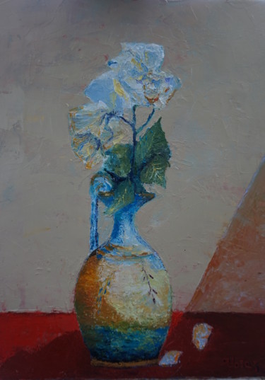 Malerei mit dem Titel "Cvijet" von Dzogaz, Original-Kunstwerk, Öl