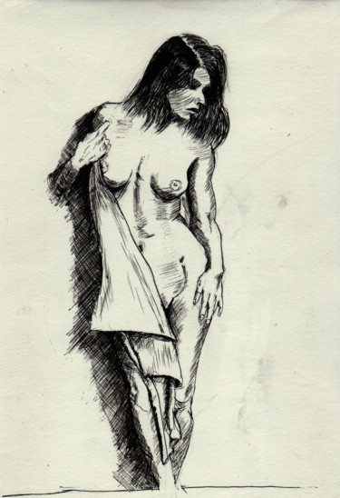 Drawing titled "nude2.jpg" by Dzogaz, Original Artwork
