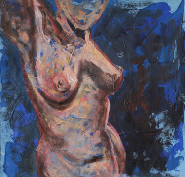 Malerei mit dem Titel "A Body Of Poetry" von Dzovig Arnelian, Original-Kunstwerk, Acryl