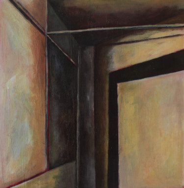 Schilderij getiteld "Interior II" door Dzovig Arnelian, Origineel Kunstwerk, Acryl