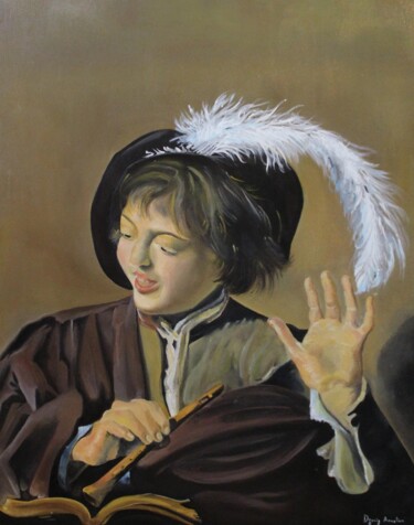 Pittura intitolato "Reproduction of “Si…" da Dzovig Arnelian, Opera d'arte originale, Olio