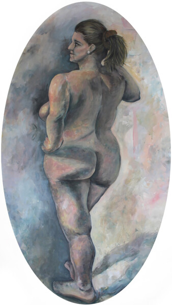 Painting titled "Aphrodite" by Dzovig Arnelian, Original Artwork, Acrylic