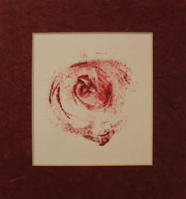 Painting titled "Breast Print 9" by Dzovig Arnelian, Original Artwork, Acrylic Mounted on Cardboard