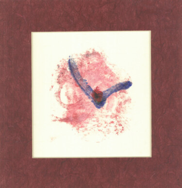 Painting titled "Breast Print 18" by Dzovig Arnelian, Original Artwork, Acrylic Mounted on Cardboard