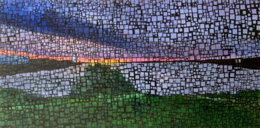 Картина под названием "the sun will rise" - Елена Епифанцева, Подлинное произведение искусства, Масло Установлен на Деревянн…
