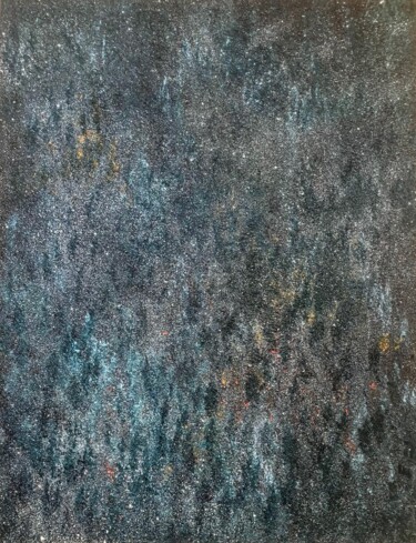 Картина под названием "Let it snow" - Елена Епифанцева, Подлинное произведение искусства, Масло Установлен на Деревянная рам…