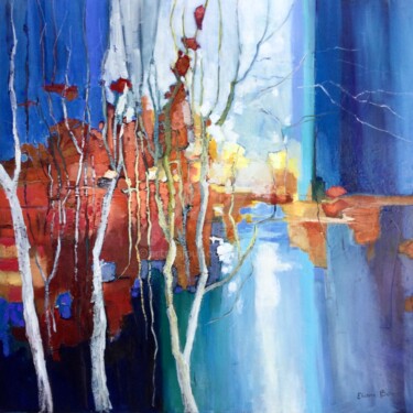 Sans titre 1 Pittura intitolato "Sans titre 1" da Eliane Boivin, Opera d'arte originale, Olio