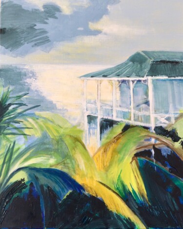 Painting titled "Martinique 2" by Eliane Boivin, Original Artwork, Acrylic