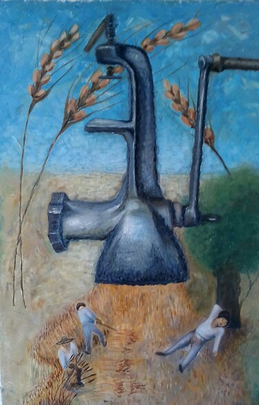 Картина под названием "Величие былого" - Elena Mokha, Подлинное произведение искусства, Масло