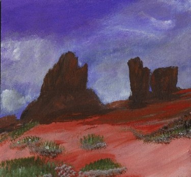 Painting titled "The Wonder of Red R…" by Art By Linda, Original Artwork