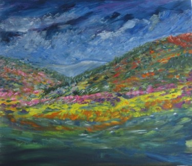 Painting titled "Nature's Pallet" by Art By Linda, Original Artwork, Oil