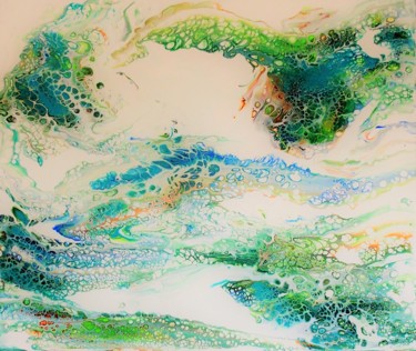 Painting titled "Bubbles" by Earthurart, Original Artwork