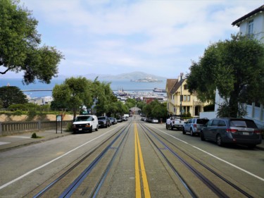 Photographie intitulée "Road to Alcatraz" par Eve-Anne Trehin, Œuvre d'art originale, Photographie numérique