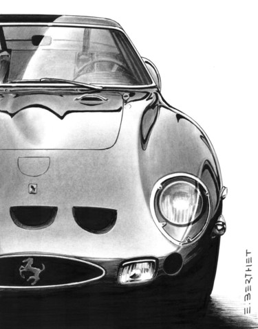 「GTO」というタイトルの描画 Eric Berthetによって, オリジナルのアートワーク, インク