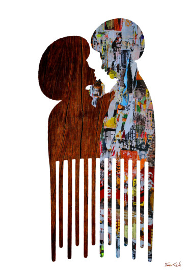 数字艺术 标题为“LÈ OU LOVE + Collec…” 由Eben Kela, 原创艺术品, 数字油画