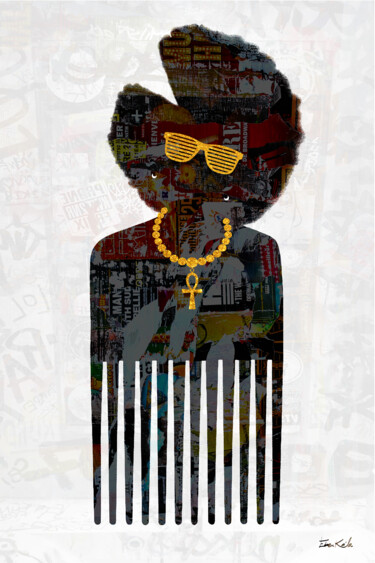 Digitale Kunst mit dem Titel "Afro Fashion - Coll…" von Eben Kela, Original-Kunstwerk, 2D digitale Arbeit