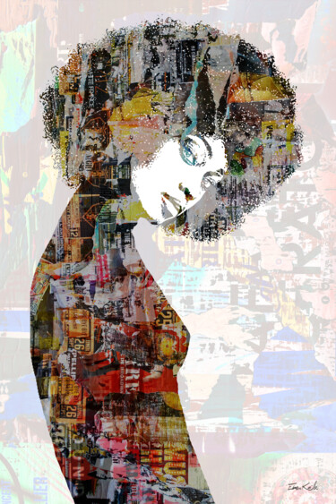 Arts numériques intitulée "Afro Urban - Collec…" par Eben Kela, Œuvre d'art originale, Travail numérique 2D