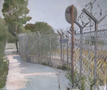 Painting titled "Tempelhof" by Eb, Original Artwork