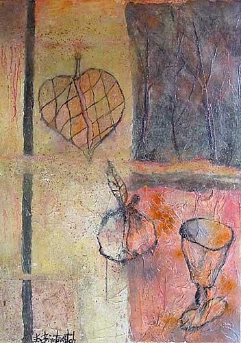 Painting titled "Le fruit abimé" by Binetowitch Emmanuelle, Original Artwork