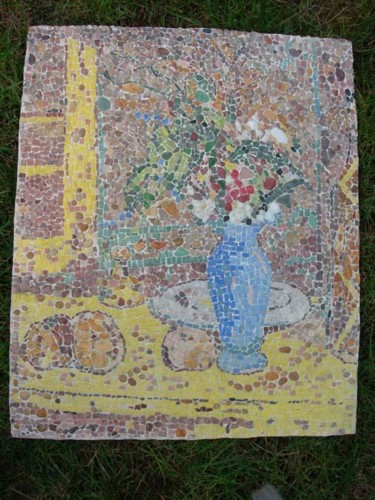 Artcraft titled "Vase bleu d'après C…" by Bernard Lougarre, Original Artwork