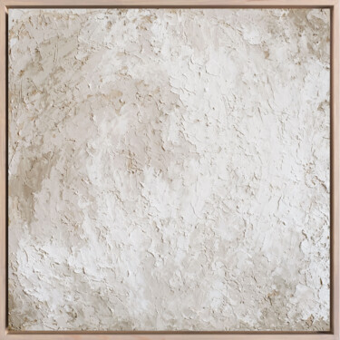 Soft Beige 4 Painting titled "Soft Beige 4" by Evgeniya Bova, Original Art, Acrylic Mounted on Stretcher frame