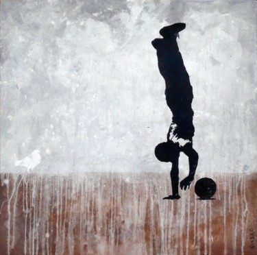 Peinture intitulée "Street dancer" par Ebro, Œuvre d'art originale