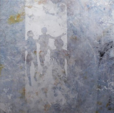 Peinture intitulée "Les trois frères /…" par Ebro, Œuvre d'art originale