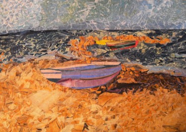 "THE OLD SEA of CUNDA" başlıklı Tablo Nihan Büyüksezer tarafından, Orijinal sanat