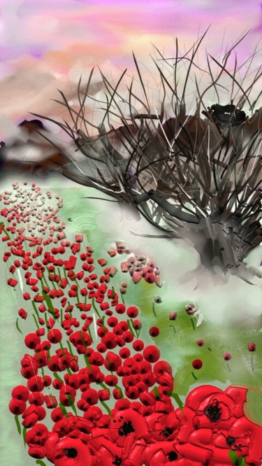 "poppyfields-001.jpg" başlıklı Baskıresim Eceatlan tarafından, Orijinal sanat
