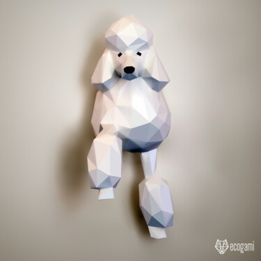 Скульптура под названием "Assemble ton propre…" - Ecogami, Подлинное произведение искусства, Бумага