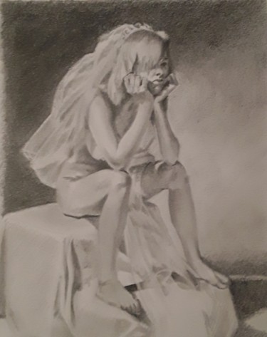 Drawing titled "Etude" by Phil, Original Artwork, Pencil