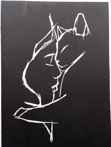 Printmaking titled "TENDRESSE" by Edith Gehring, Original Artwork, Lithography
