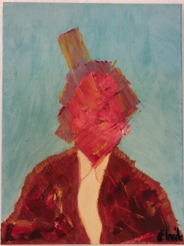 Malerei mit dem Titel "unnamed boy" von Eda Incik, Original-Kunstwerk, Öl