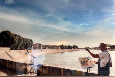 Fotografía titulada "Arles port" por Edart, Obra de arte original, Fotografía digital