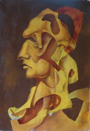 Painting titled "Cesar" by Eduard Hakobyan, Original Artwork