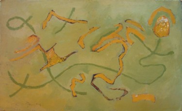 Painting titled "Lying womam" by Eduard Hakobyan, Original Artwork