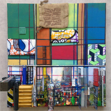 Sculpture intitulée "INCONNUE COTONOU" par Edcha, Œuvre d'art originale