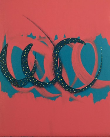 Malerei mit dem Titel "Vortex infinitésimal" von Eddy Savary, Original-Kunstwerk, Acryl