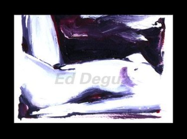 Pittura intitolato "whiteseries 4" da Edeguz, Opera d'arte originale