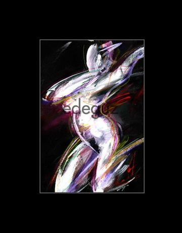 Картина под названием "woman3" - Edeguz, Подлинное произведение искусства