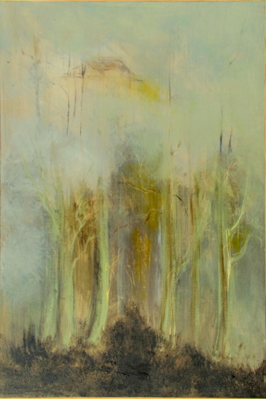 Peinture intitulée "Une forêt de Zao Wo…" par Marie-France De Lamare, Œuvre d'art originale, Acrylique