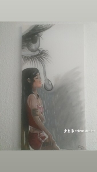 Картина под названием "La Decepción" - Edem Artista, Подлинное произведение искусства, Акрил