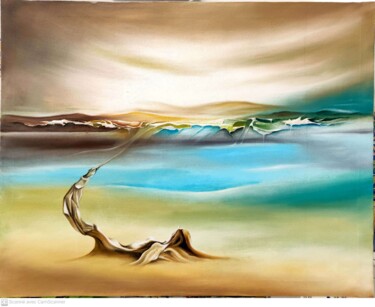 Картина под названием "Sand" - Edfouf, Подлинное произведение искусства, Масло