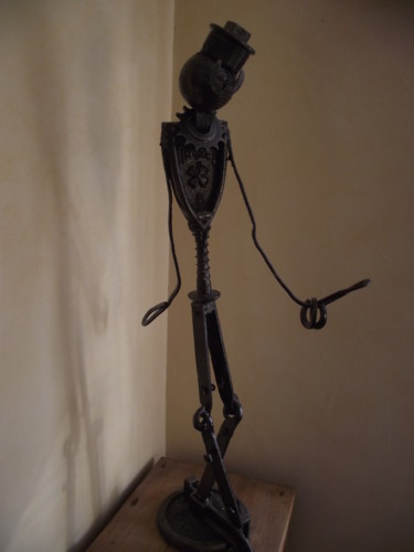 Sculpture intitulée "Dandy" par Edgar Boutanche, Œuvre d'art originale, Métaux